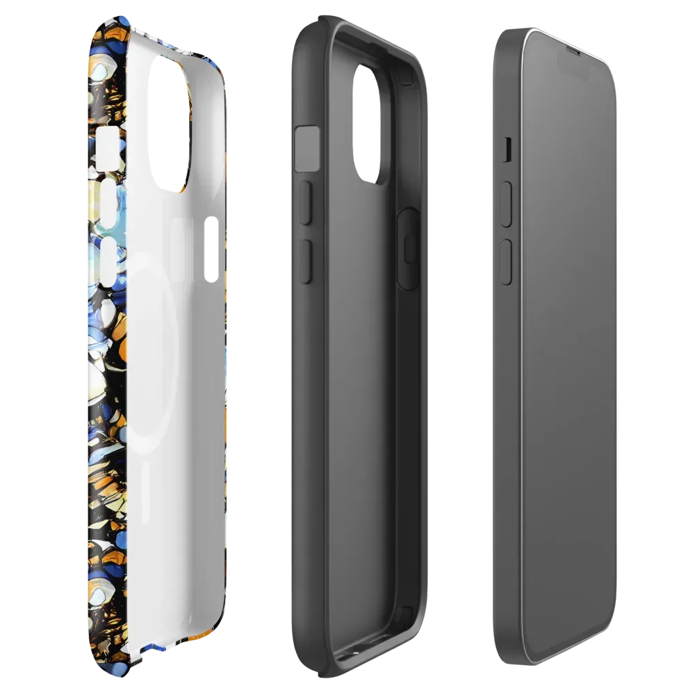 Sapphire Static on MagSafe Tough Case for iPhone® — Front