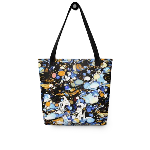 Sapphire Static on a Tote Bag