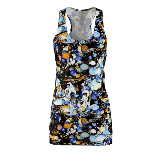 Sapphire Static on a Racerback Dress