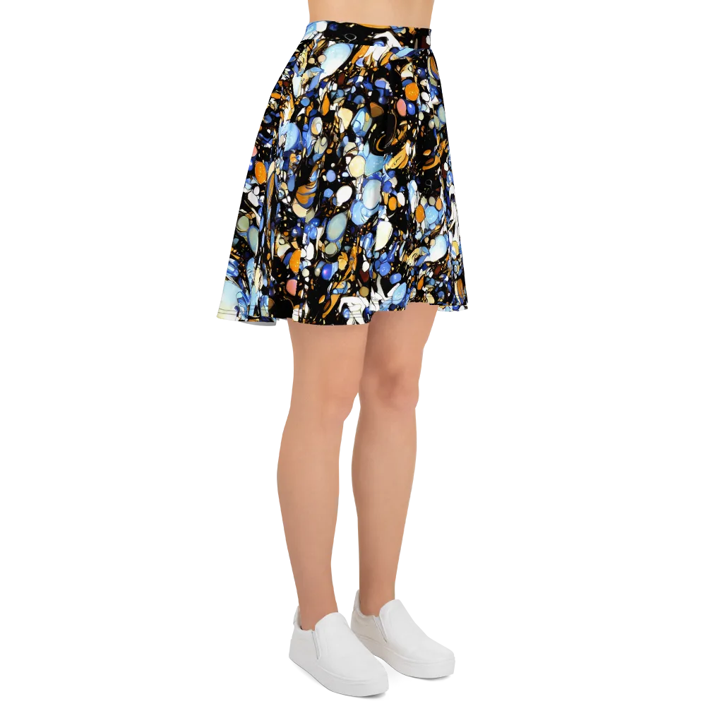 Sapphire Static on Skater Skirt — Right