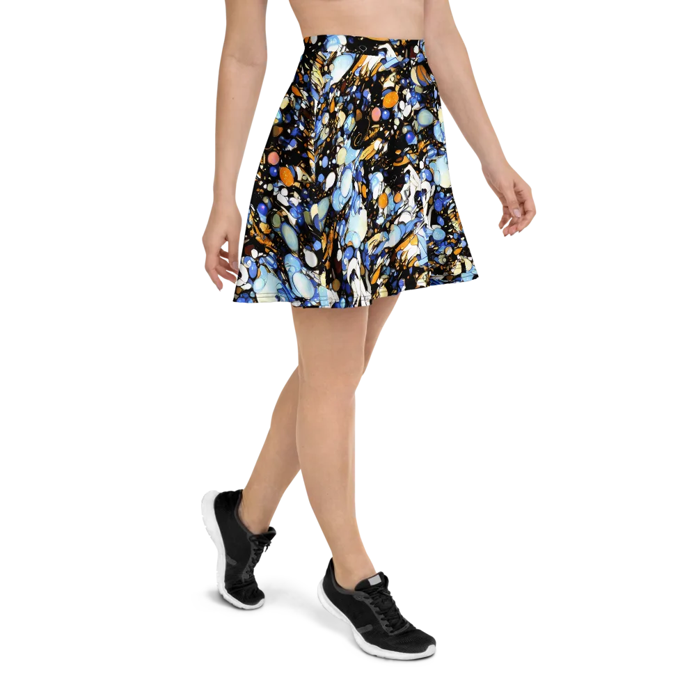 Sapphire Static on Skater Skirt — Right