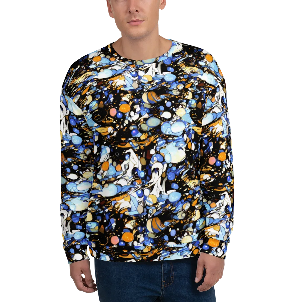 Sapphire Static on Sweatshirt — Front