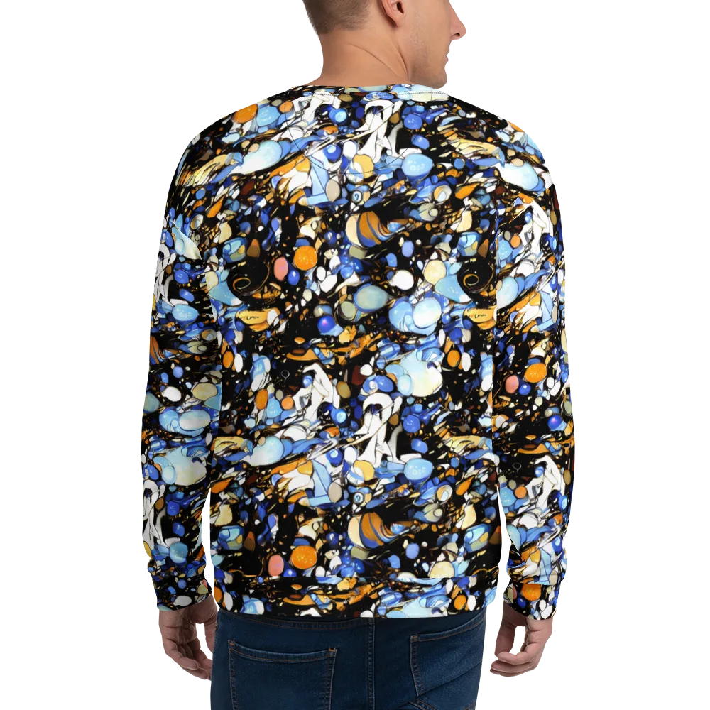 Sapphire Static on Sweatshirt — Back