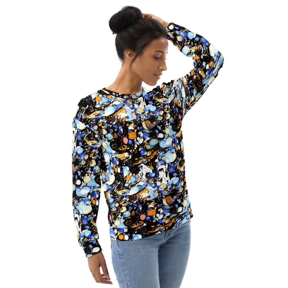 Sapphire Static on Sweatshirt — Right Front