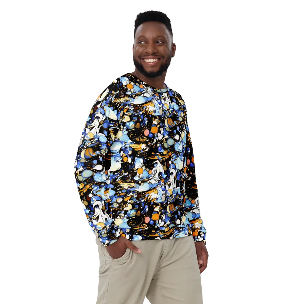Sapphire Static on Sweatshirt — Front
