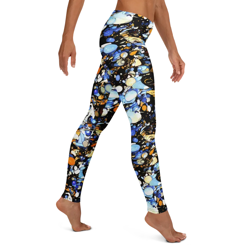 Sapphire Static on Leggings — Right