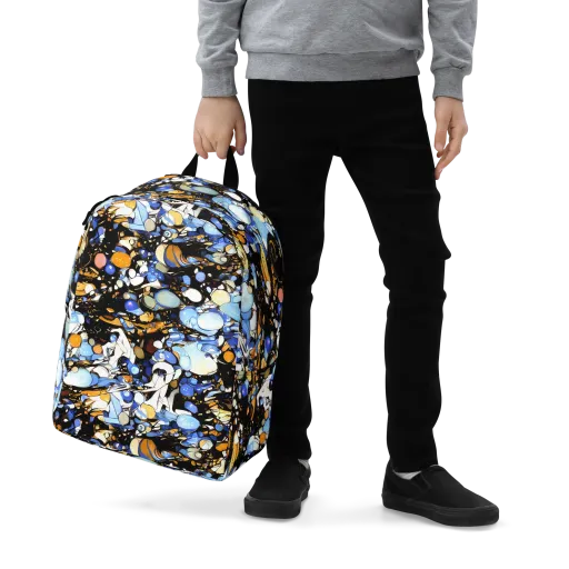 Sapphire Static on a Minimalist Backpack
