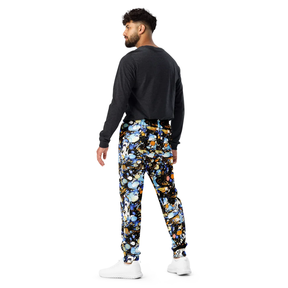 Sapphire Static on Men's Joggers — Back