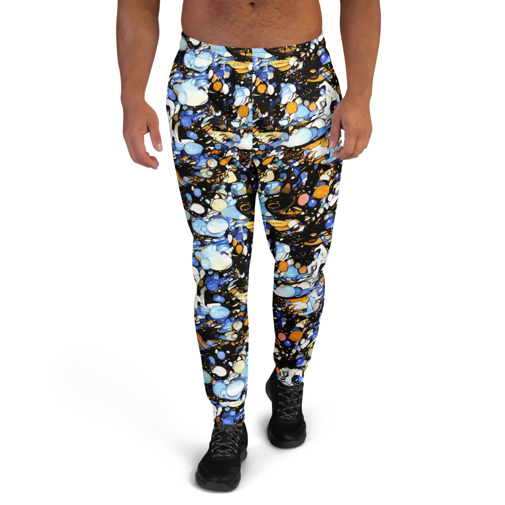 Sapphire Static on Men's Joggers — Front
