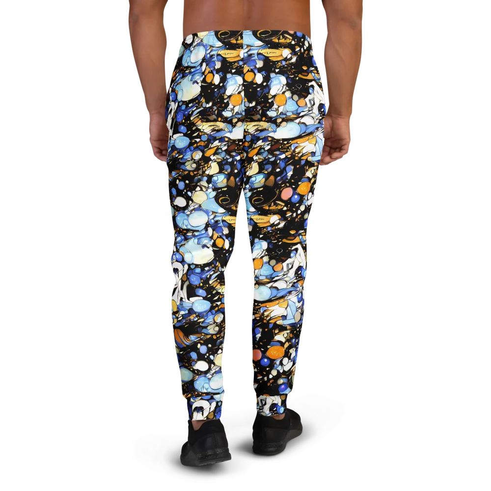 Sapphire Static on Men's Joggers — Back