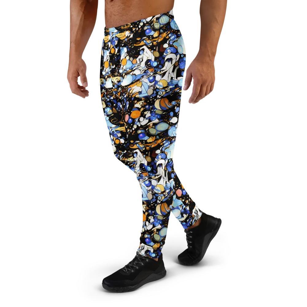 Sapphire Static on Men's Joggers — Left