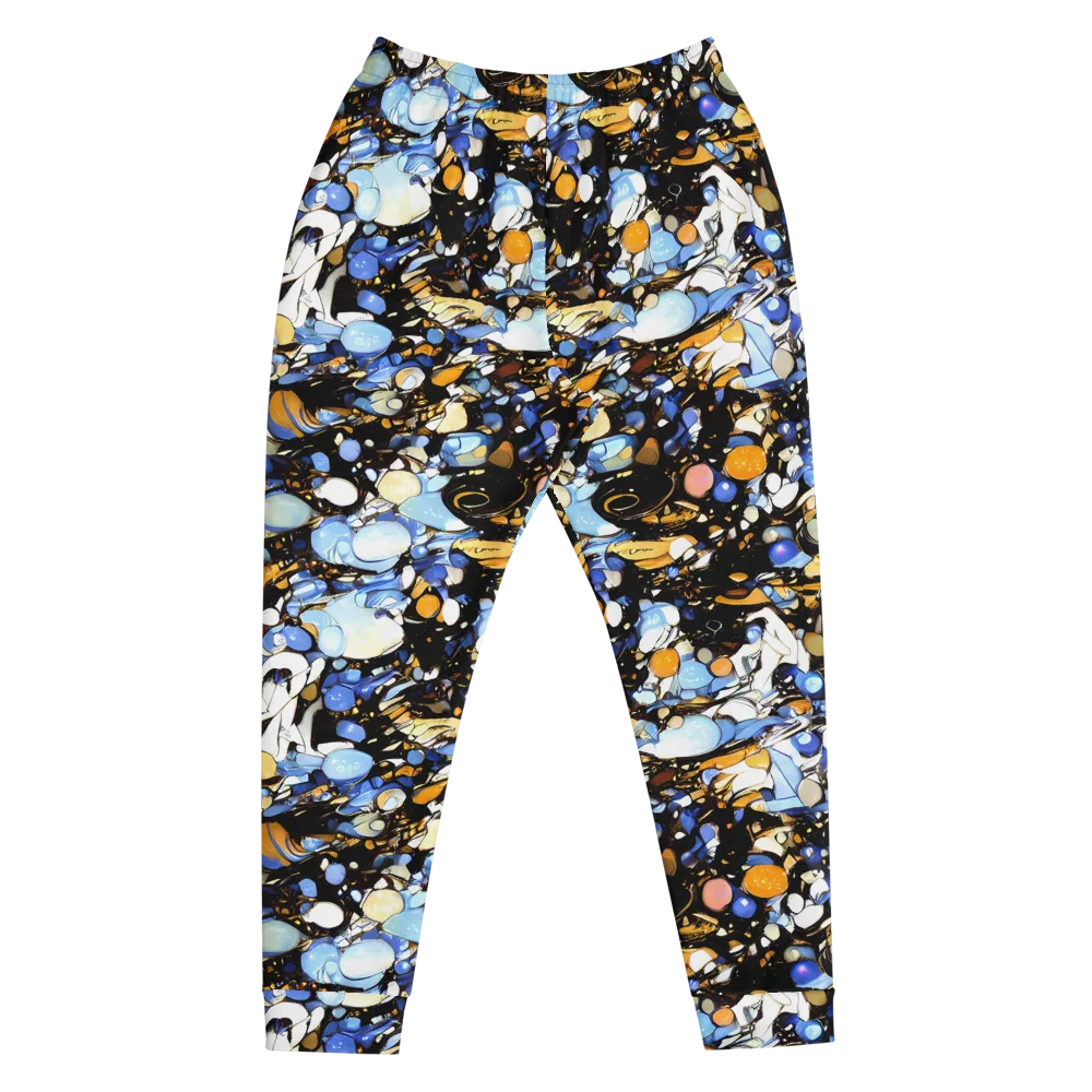 Sapphire Static on Men's Joggers — Front