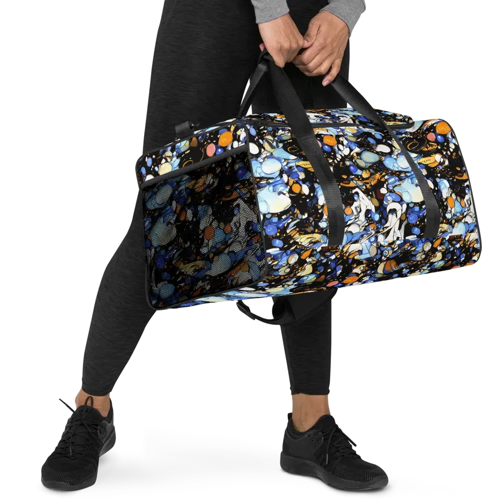 Sapphire Static on Duffle Bag — Right Front