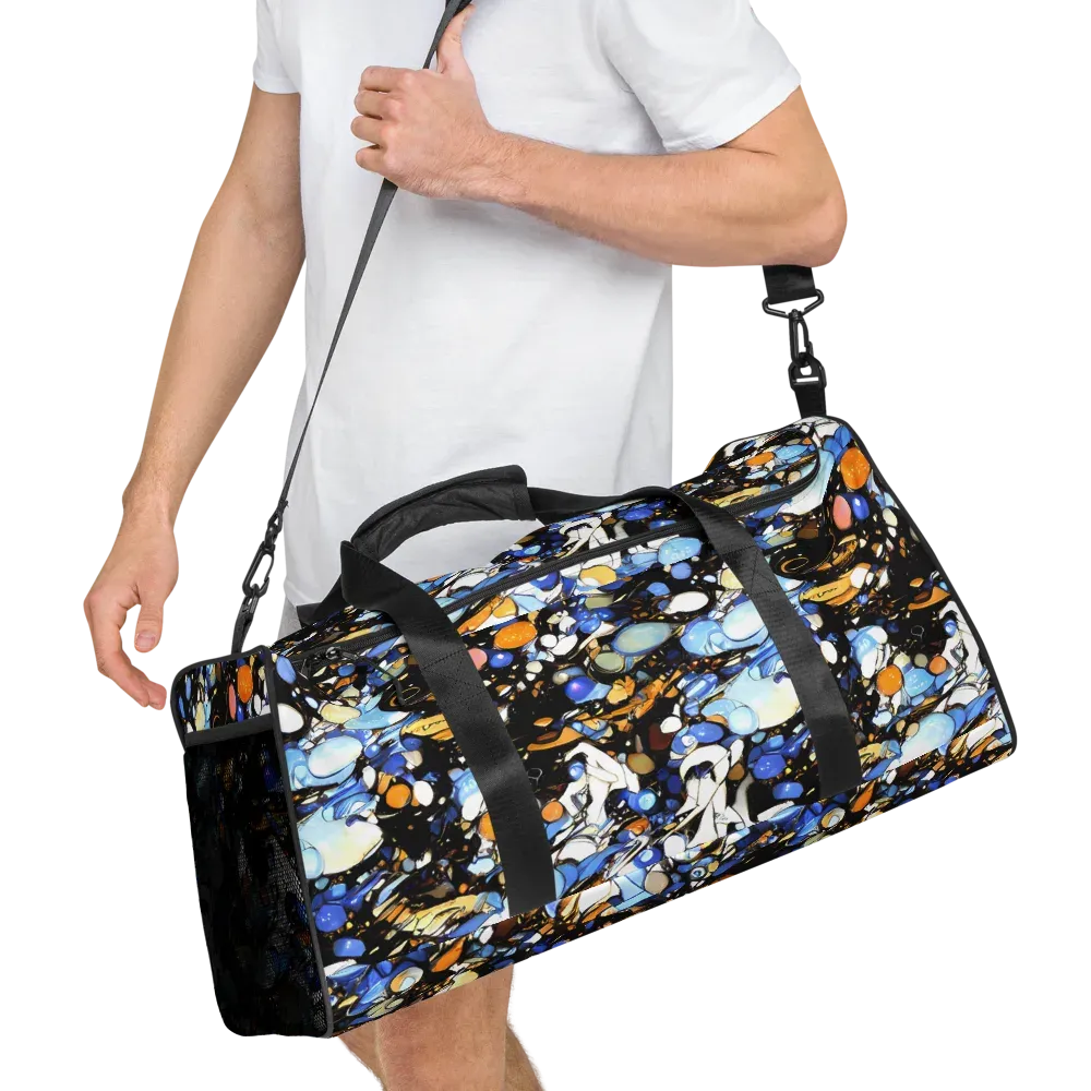 Sapphire Static on Duffle Bag — Right Front