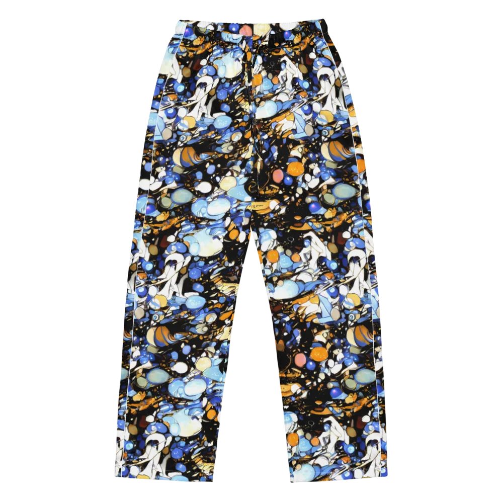 Sapphire Static on Women's Pajama Pants — Front