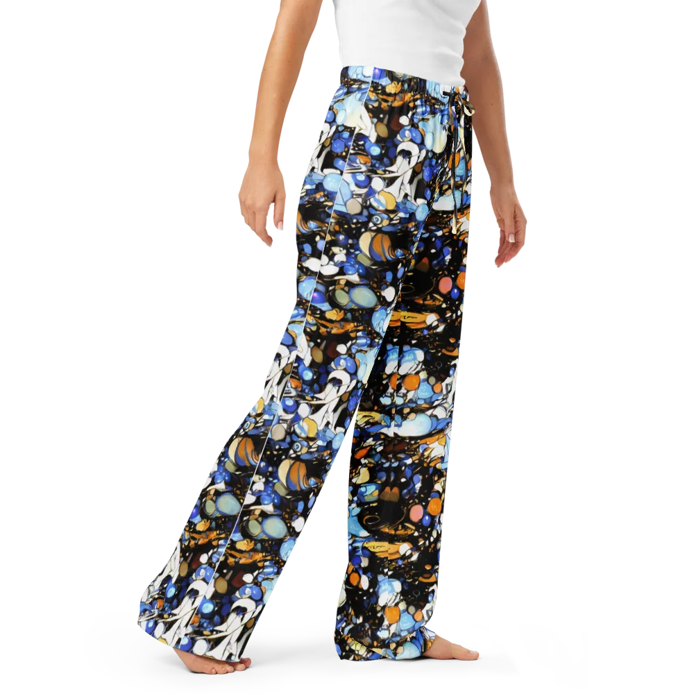 Sapphire Static on Women's Pajama Pants — Right Front