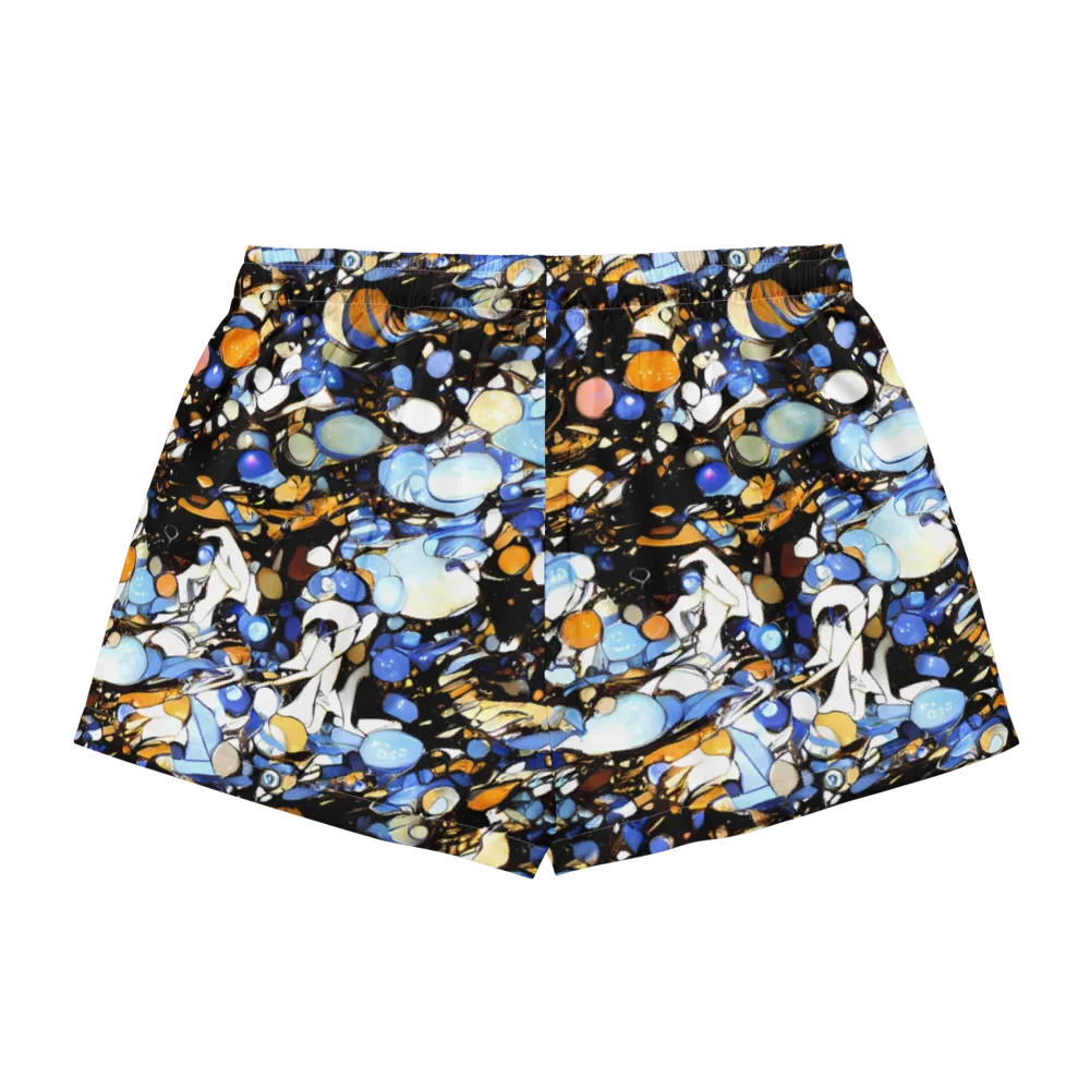 Sapphire Static on Women's Pajama Shorts — Back