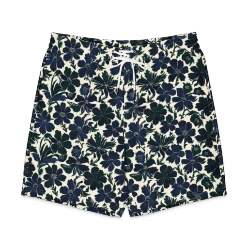 Nocturne Florals on a Men's Board Shorts
