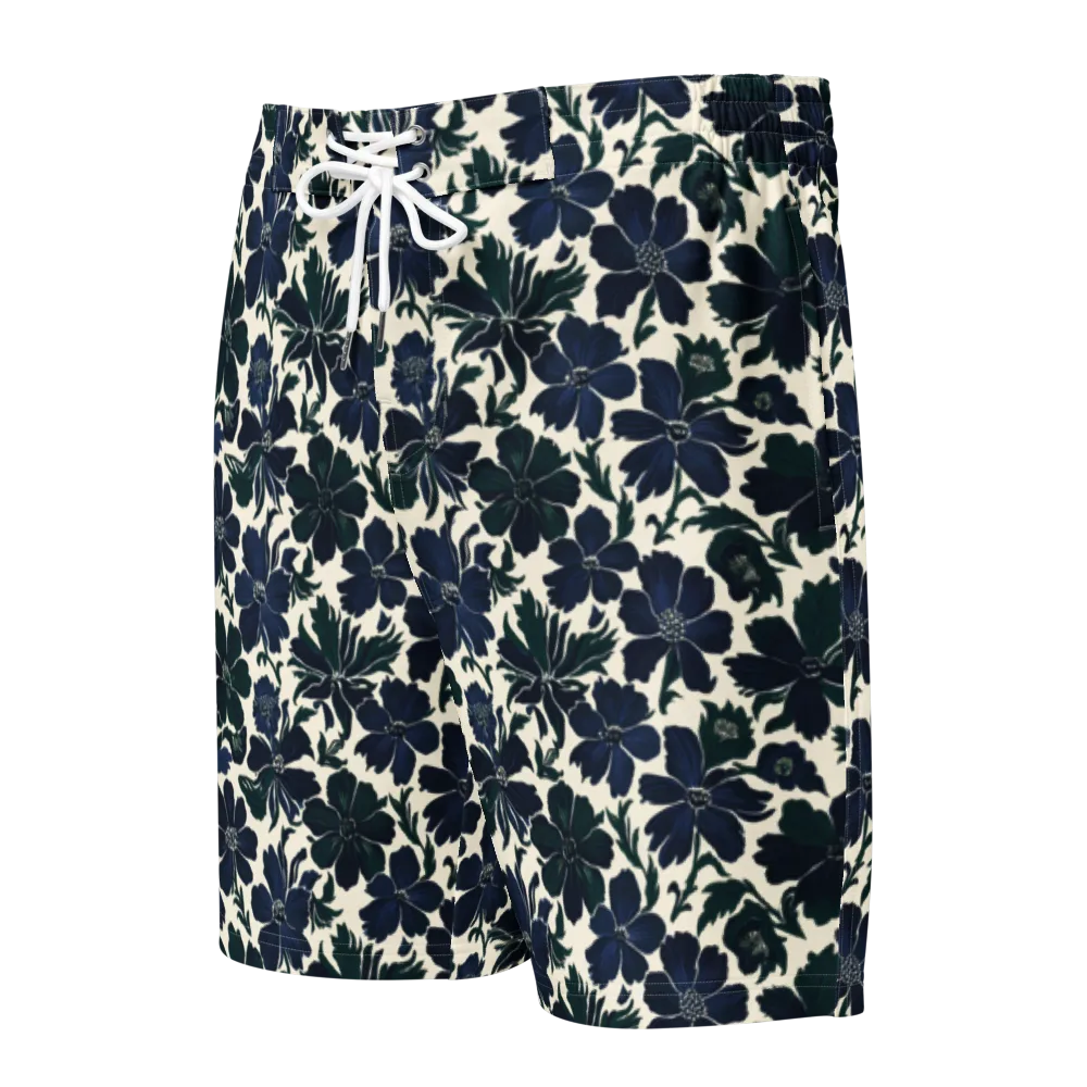 Nocturne Florals on Men's Board Shorts — Front