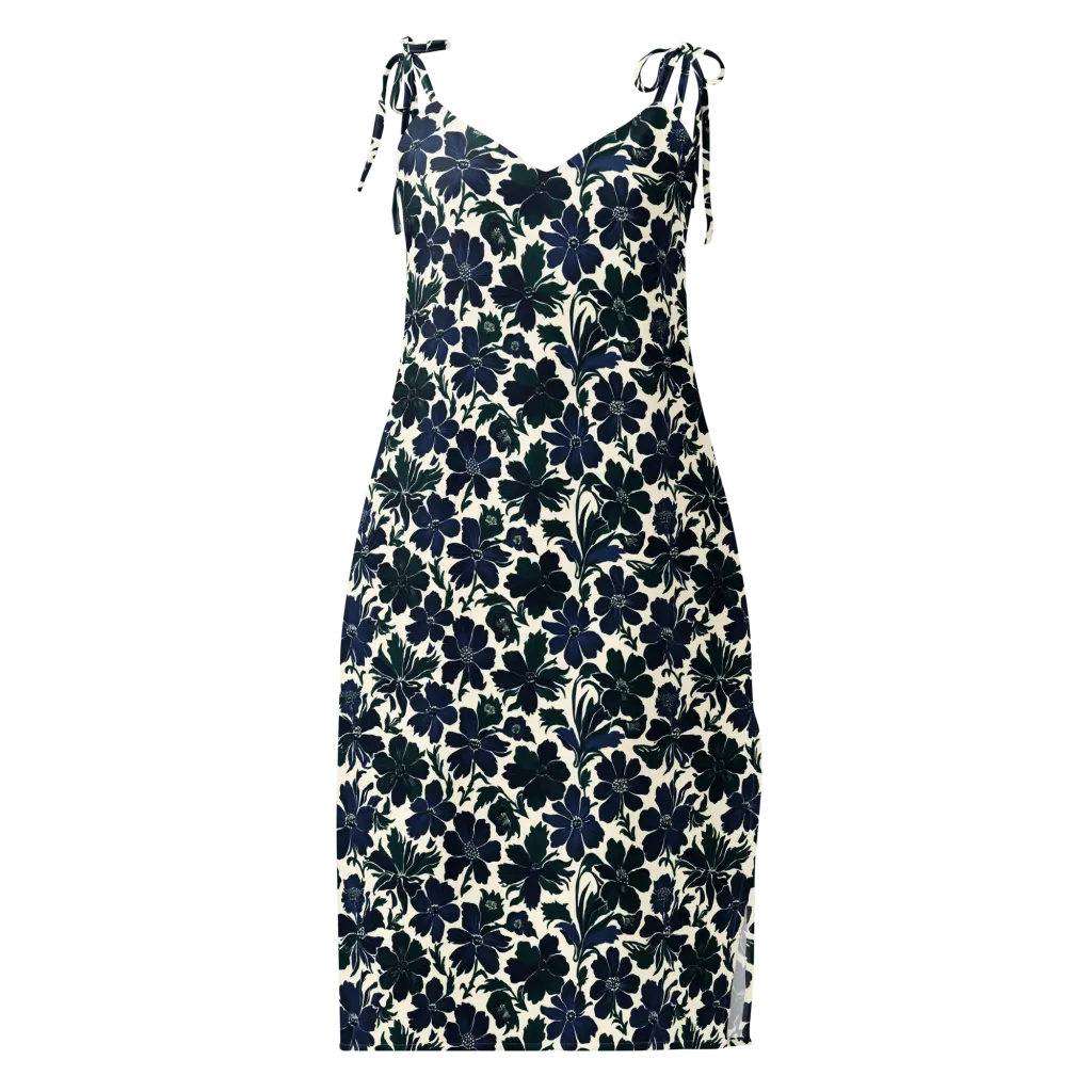 Nocturne Florals on Slip Dress — Front