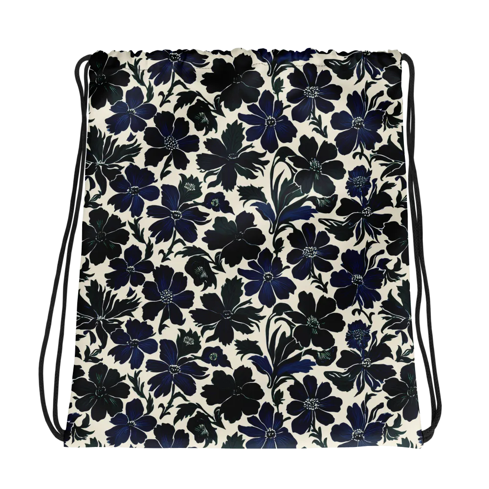Nocturne Florals on Drawstring Bag — Photo