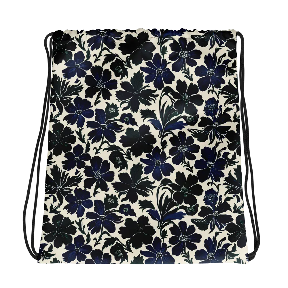 Nocturne Florals on Drawstring Bag — Photo