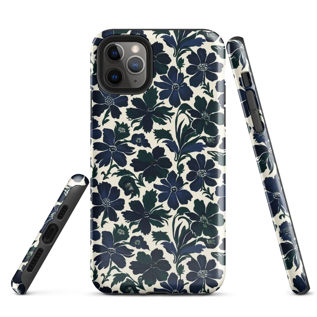 Nocturne Florals on Tough Case for iPhone® — Front