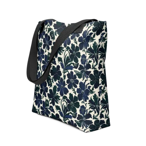 Nocturne Florals on a Tote Bag