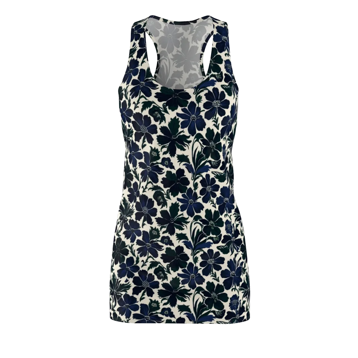 Nocturne Florals on Racerback Dress — Front