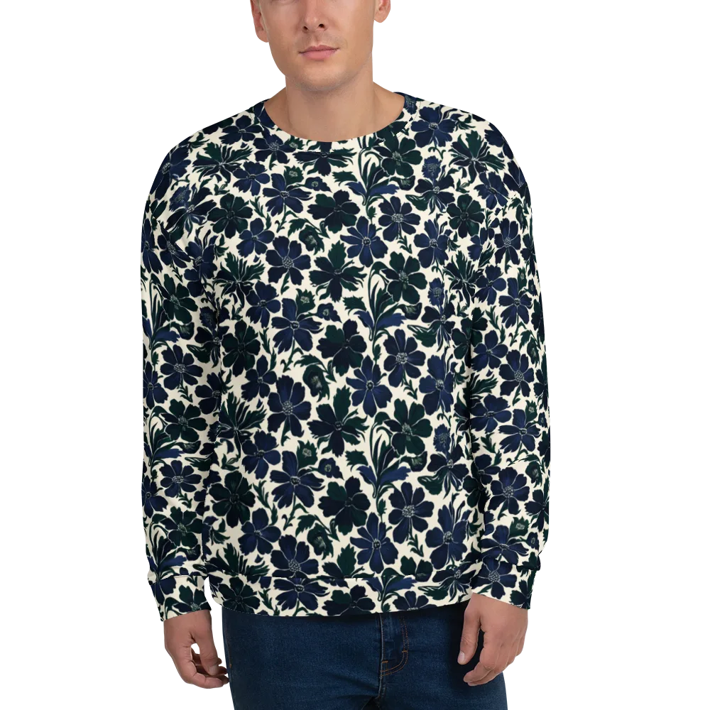 Nocturne Florals on Sweatshirt — Front