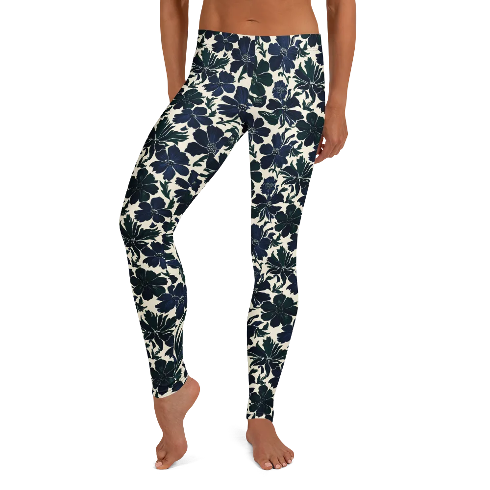 Nocturne Florals on Leggings — Front