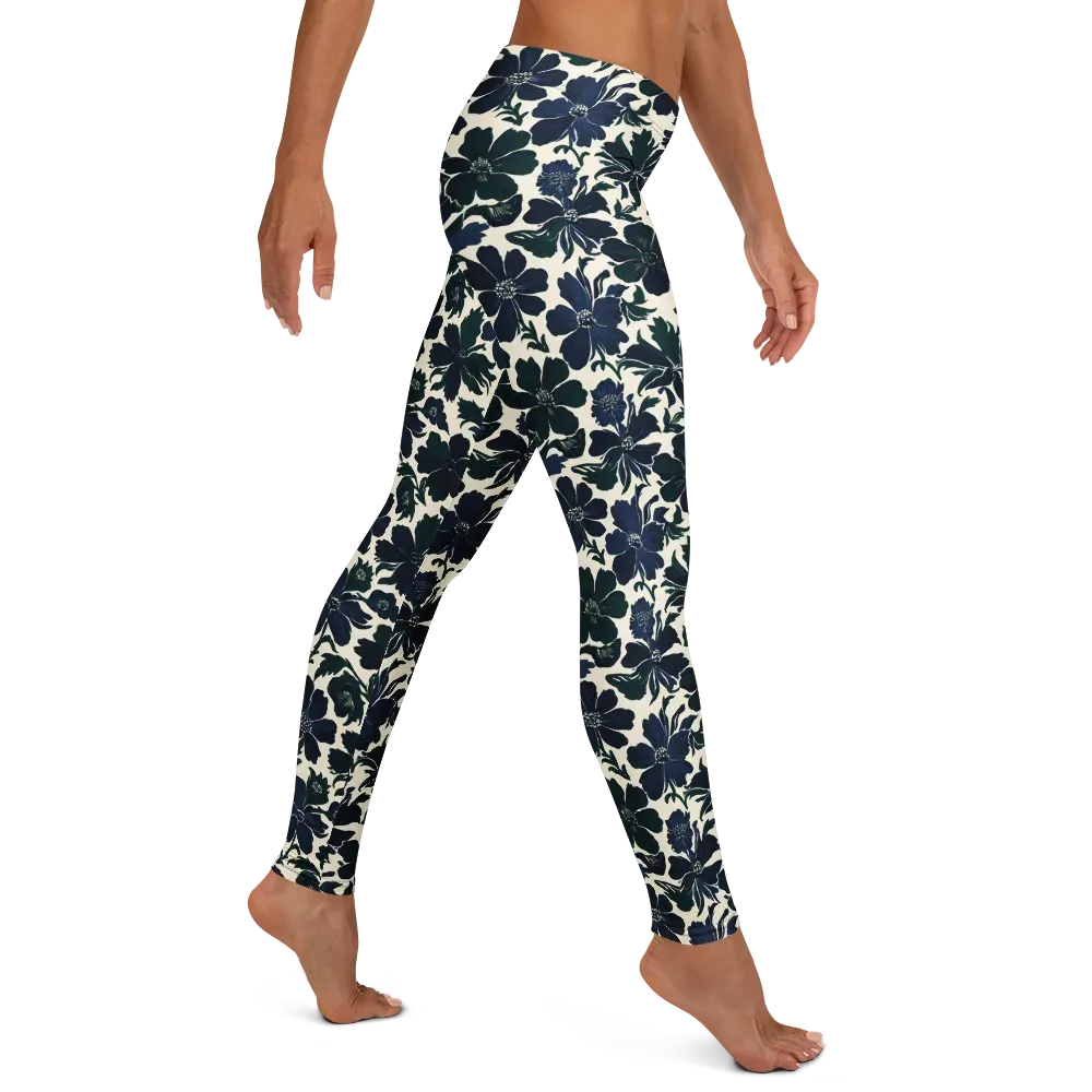 Nocturne Florals on Leggings — Right