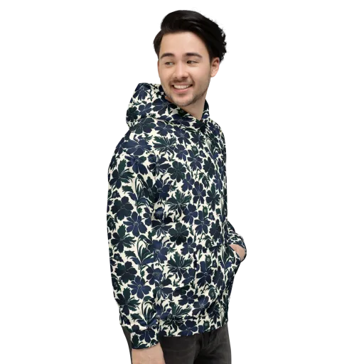 Nocturne Florals on a Hoodie