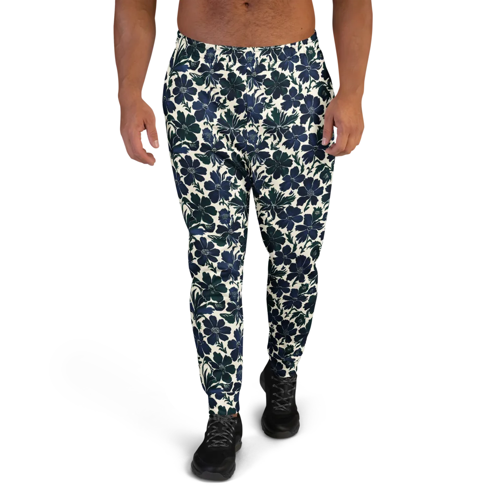 Nocturne Florals on Men's Joggers — Front