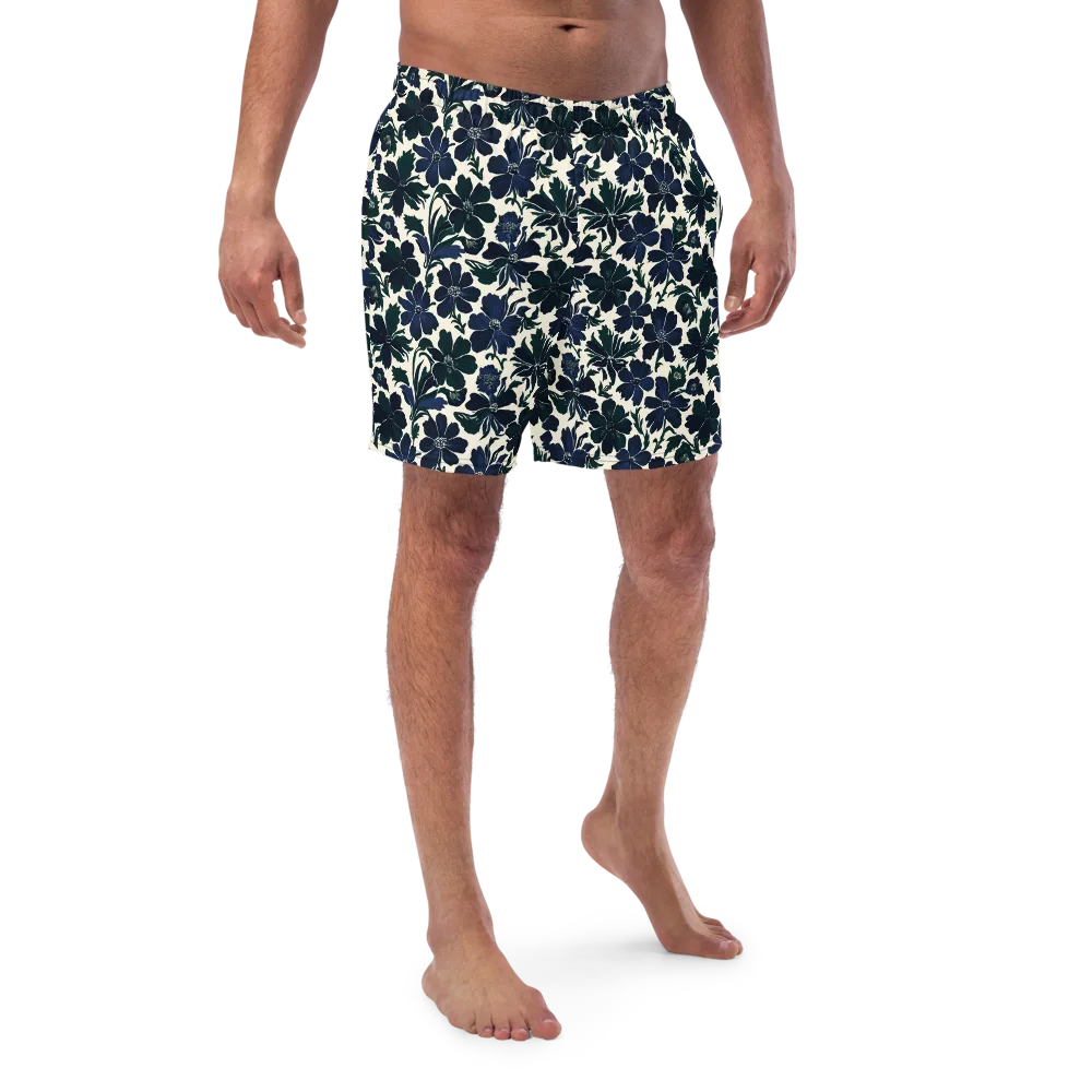 Nocturne Florals on Swim Trunks — Front