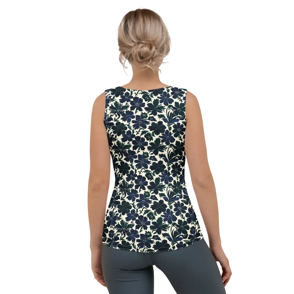 Nocturne Florals on Women's Tank Top — Back