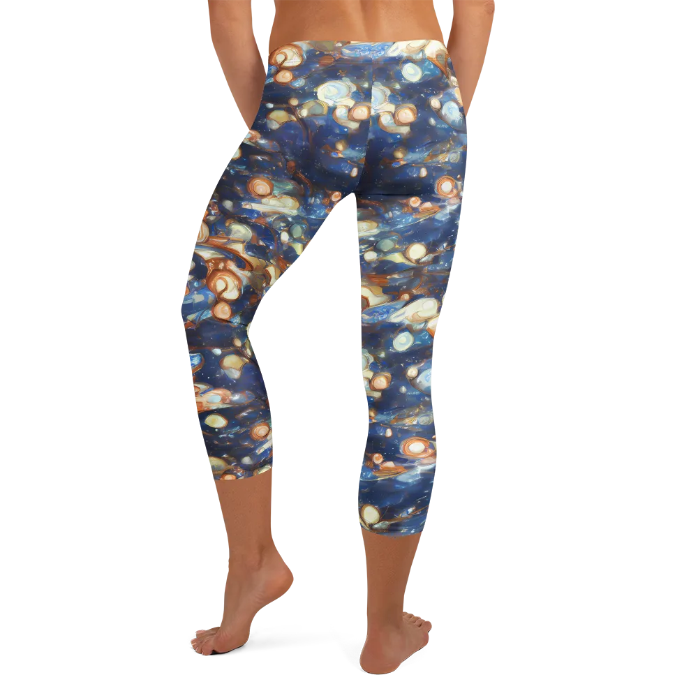 Aurum Cosmos on Capri Leggings — Back