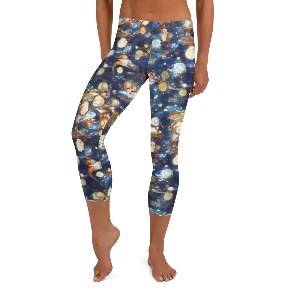 Aurum Cosmos on Capri Leggings — Front
