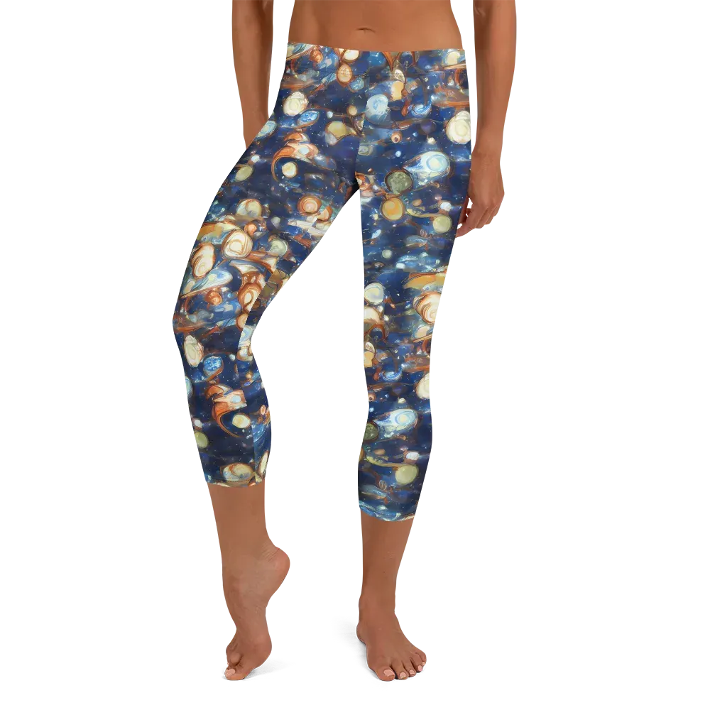 Aurum Cosmos on Capri Leggings — Front