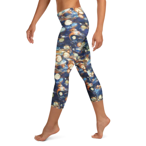 Aurum Cosmos on a Capri Leggings