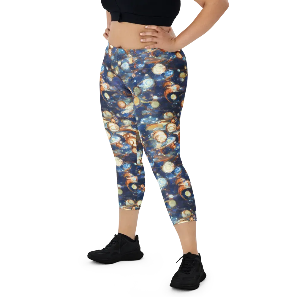 Aurum Cosmos on Capri Leggings — Front
