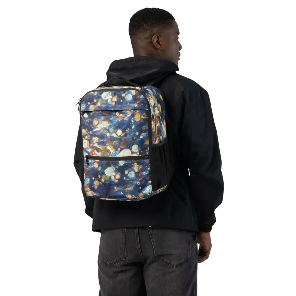 Aurum Cosmos on Utility Backpack — Back