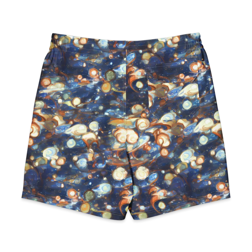 Aurum Cosmos on Men's Board Shorts — Back