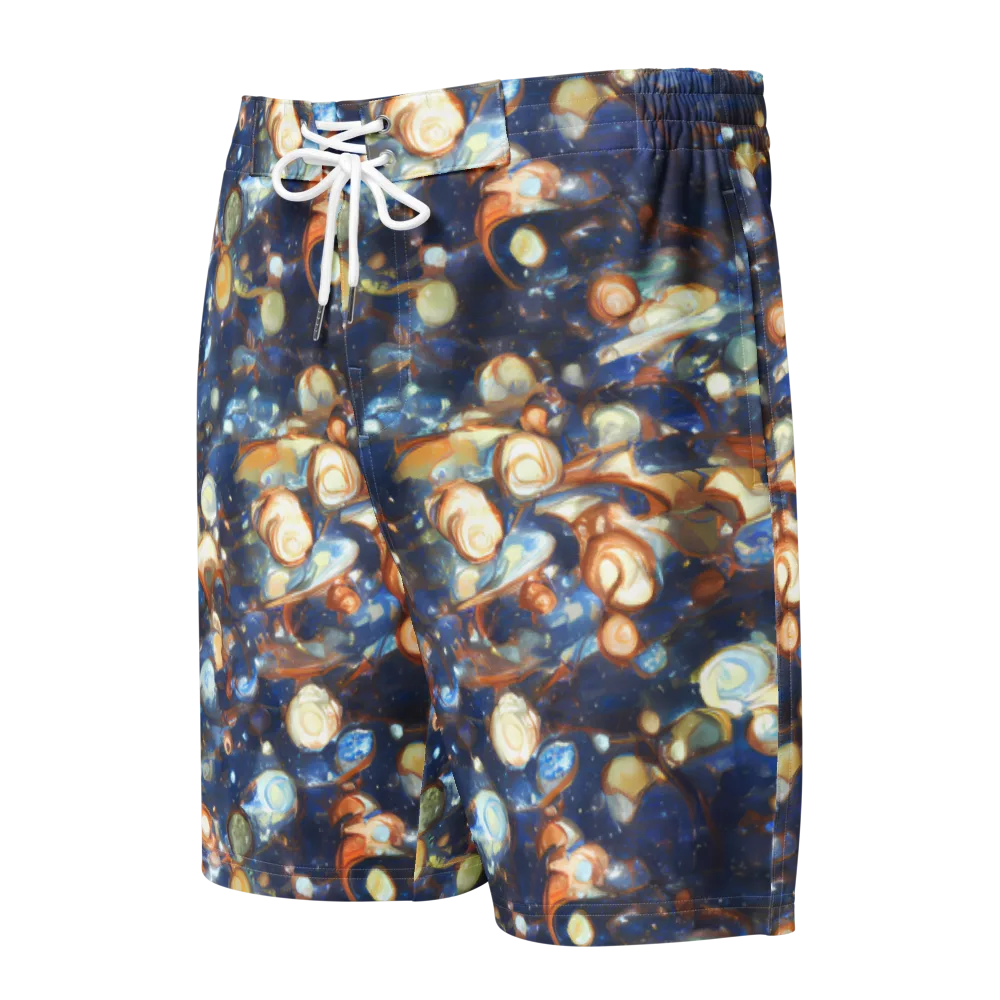 Aurum Cosmos on Men's Board Shorts — Front
