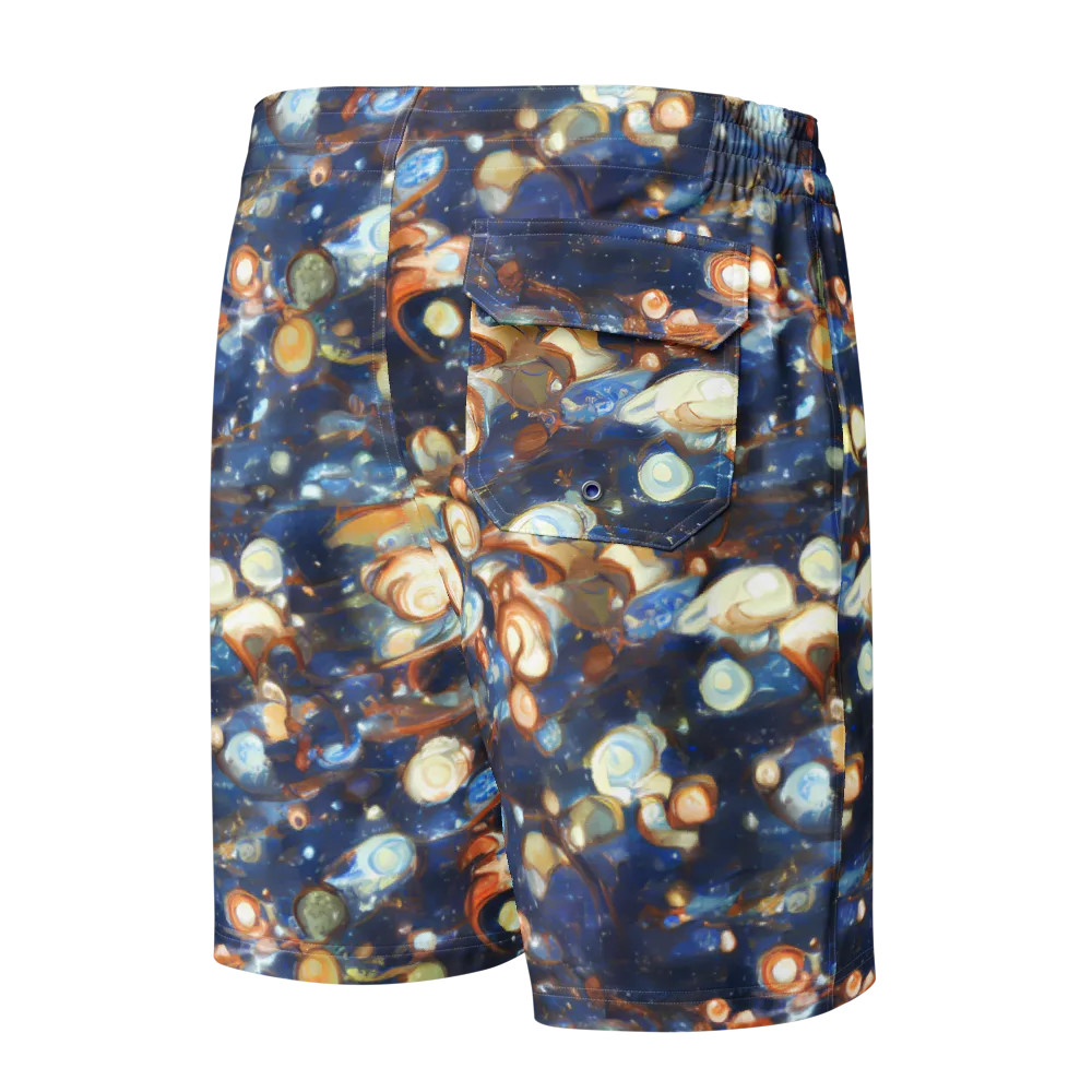Aurum Cosmos on Men's Board Shorts — Back