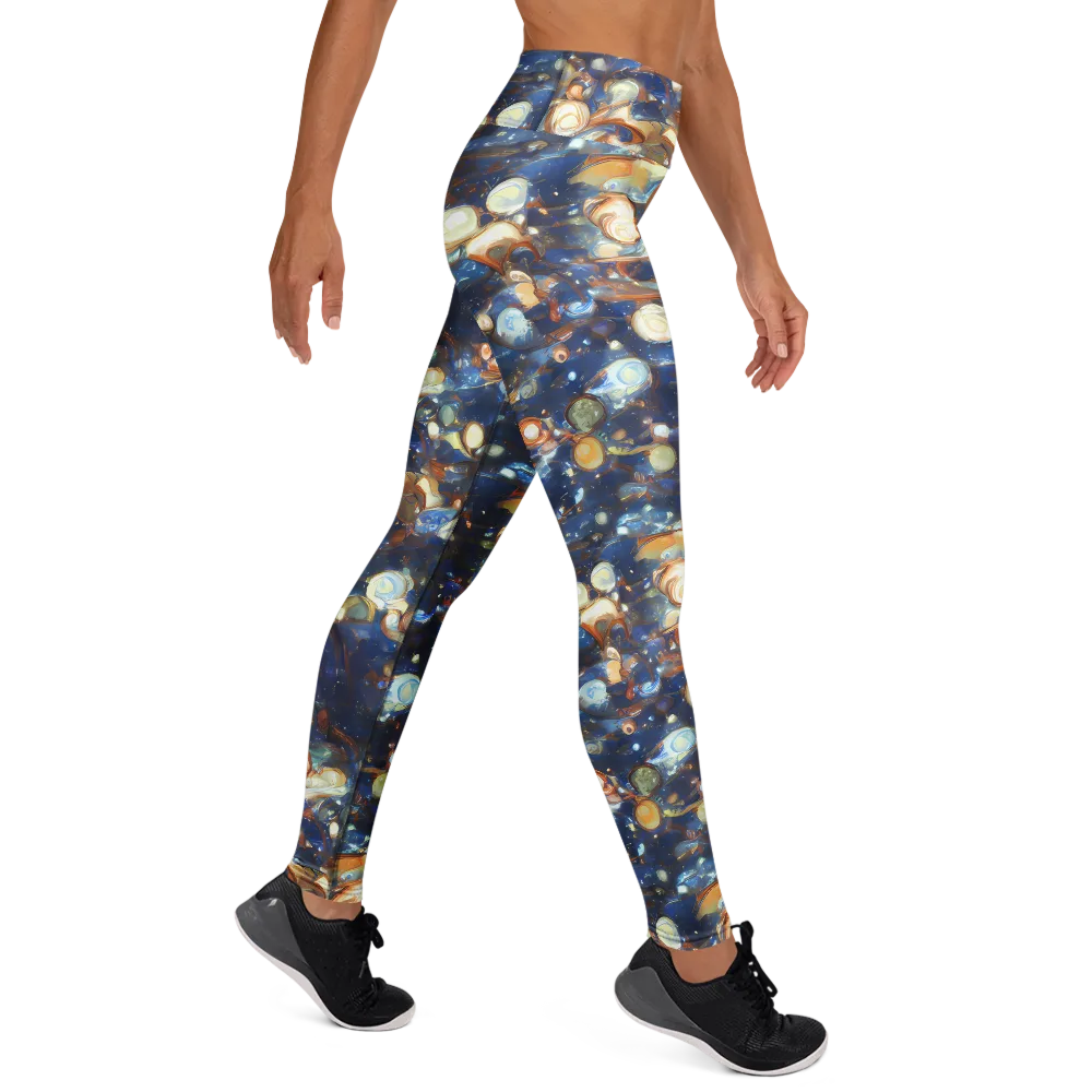 Aurum Cosmos on Yoga Leggings — Right