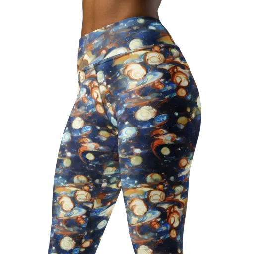 Aurum Cosmos on a Yoga Leggings
