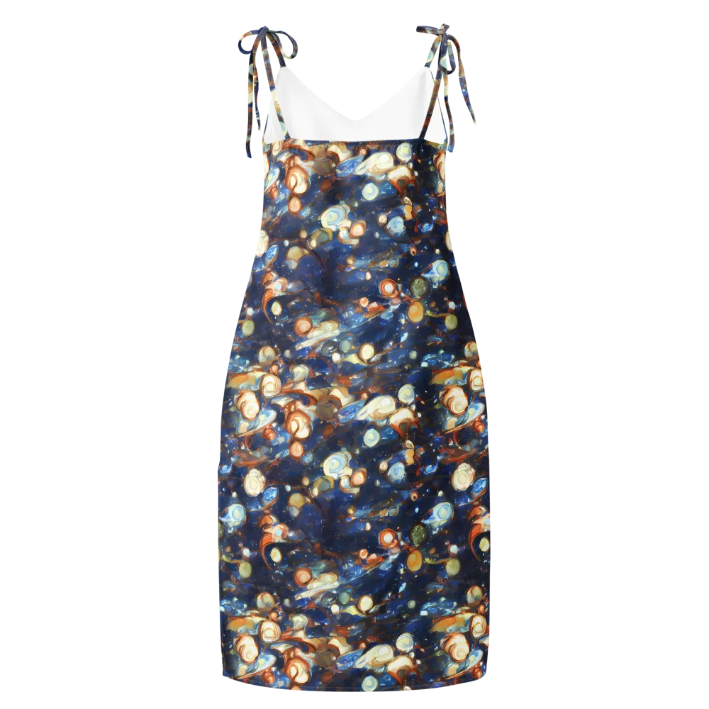 Aurum Cosmos on Slip Dress — Back