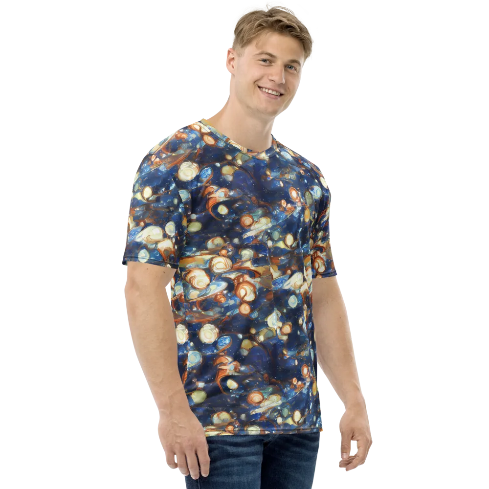 Aurum Cosmos on Men's Crew Neck T-Shirt — Right