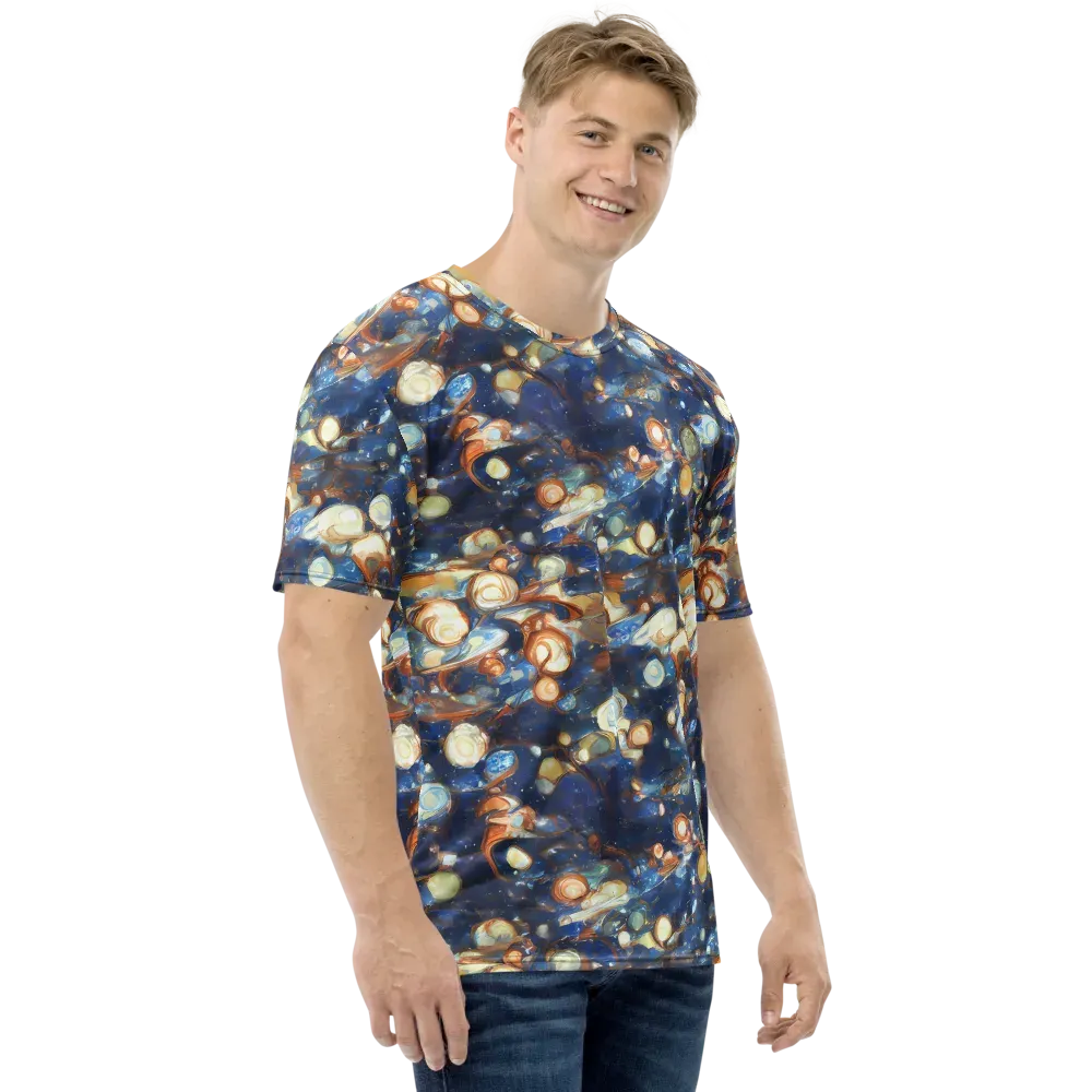 Aurum Cosmos on Men's Crew Neck T-Shirt — Right